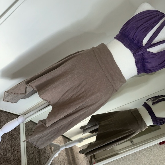 Nanushka Asymmetrical Brown Midi Skirt size Medium - Picture 2 of 4